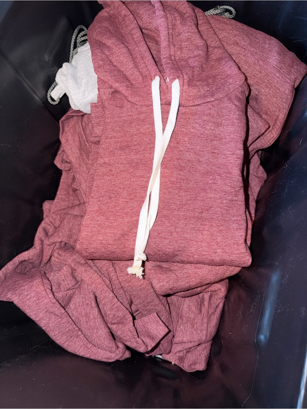 Blank Maroon Hoodie